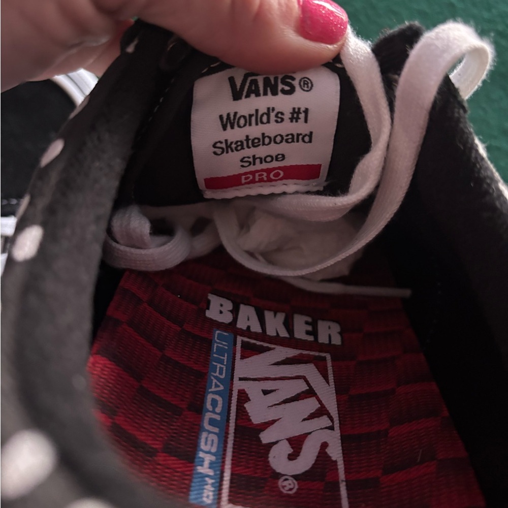 VANS Old Skool Pro x Baker Dustin Dollin - Polka Dots Skate Sneaker 11.5 - Picture 6 of 7